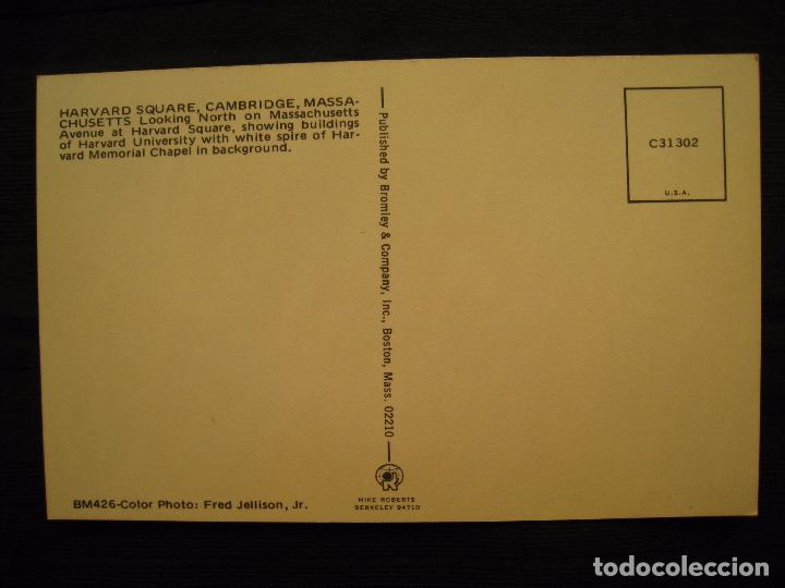 Postales: POSTAL - HARVARD SQUARE, CAMBRIDGE, MASSACHUSETTS. - Foto 3