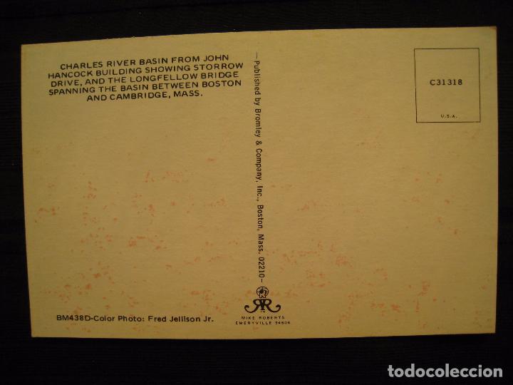 Postales: POSTAL BOSTON - CAMBRIDGE, MASSACHUSETTS. - Foto 3