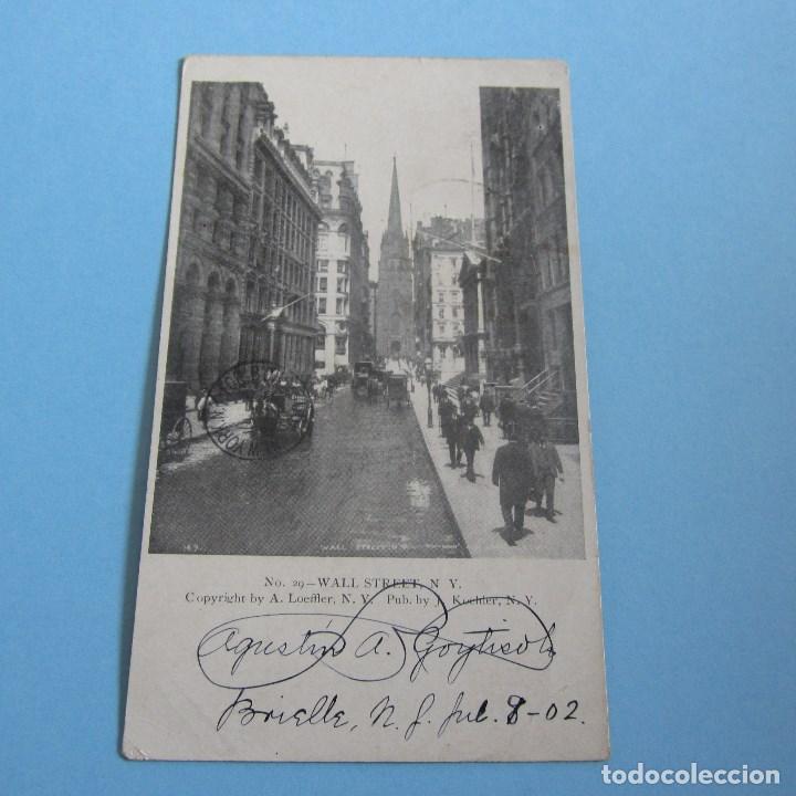 Postkarten: OFERTA POSTAL CARD, PRIVATE MAILING CARD, WALL STREET, N Y.1902