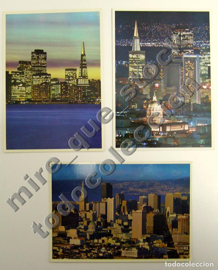 Postkarten: LOTE DE 3 POSTALES SAN FRANCISCO EE. UU. - ED. PRIMA PRINTS - SIN CIRCULAR