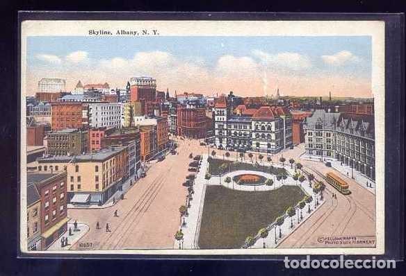 Postales: U.S.A. - NY. Albany. *Skyline...* Escrita. - Foto 1