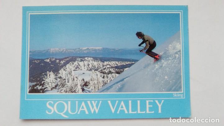 Postais: POSTAL  SQUAW VALLEY. SKIING. 1960 WINTER OLIMPICS. CALIFORNIA. POST CARD