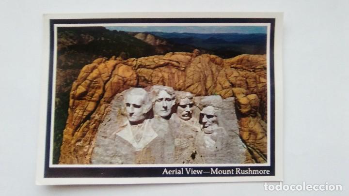 Cartoline: POSTAL DE ESTADOS UNIDOS, DACOTA. MOUNT RUSHMORE AERIAL VIEW. ELITE PRINTS. A&Ntilde;OS 70. POST CARD