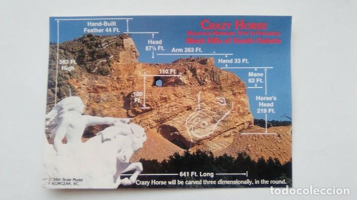 Postais: POSTAL DE ESTADOS UNIDOS, CRAZY HORSE MOUNTAIN MEMORIAL. A&Ntilde;OS 70. POST CARD