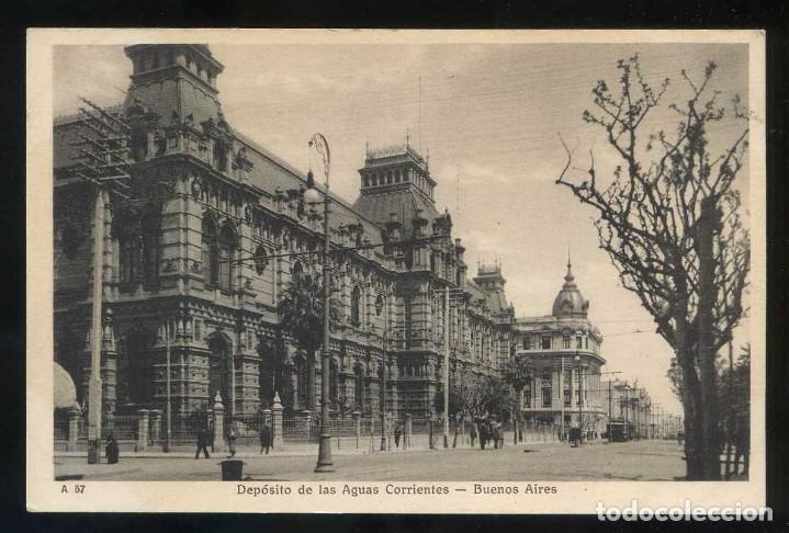 Postais: Argentina. Buenos Aires. *Dep&oacute;sito de las Aguas Corrientes* Nueva.