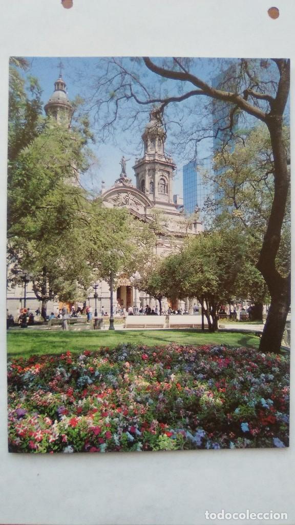 Postcards: POSTAL CATEDRAL DE SANTIAGO - PLAZA DE ARMAS, CHILE. POST CARD