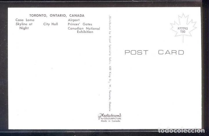 Postales: Canad&aacute;-ON. Toronto. Nueva. - Foto 2