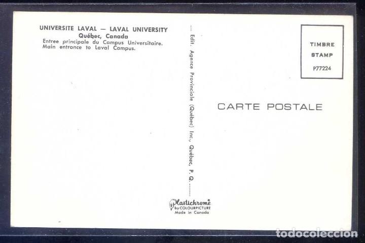 Postales: Canad&aacute;-QC. Quebec. *University Laval...* Nueva. - Foto 2