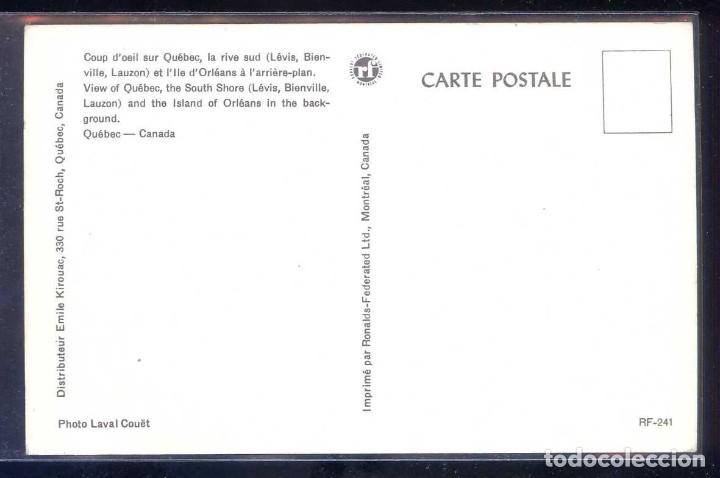 Postales: Canada. QC - Quebec. *Coup doeil..* Nueva. - Foto 2