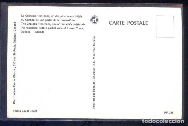 Postales: Canad&aacute;-QC. Quebec. *Le Ch&acirc;teau Frontenac...* Nueva. - Foto 2