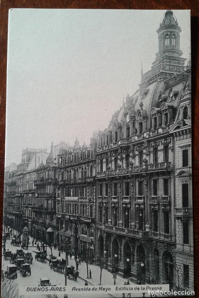 Postales: POSTAL BUENOS AIRES - AVENIDA DE MAYO - EDIFICIO DE LA PRENSA - Foto 1