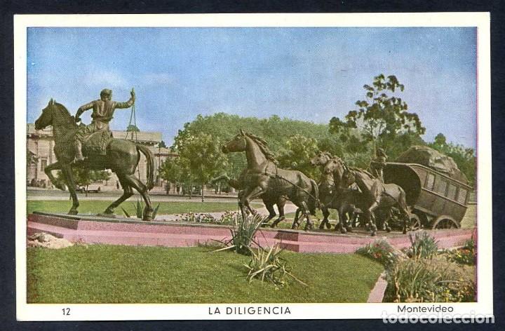 Postkarten: Uruguay. Montevideo. *La Diligencia* Sin datos editor n&ordm; 12. Nueva.
