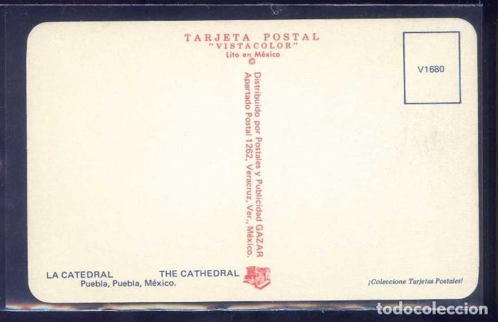 Postales: M&eacute;xico. Puebla. *La Catedral...* Nueva. - Foto 2