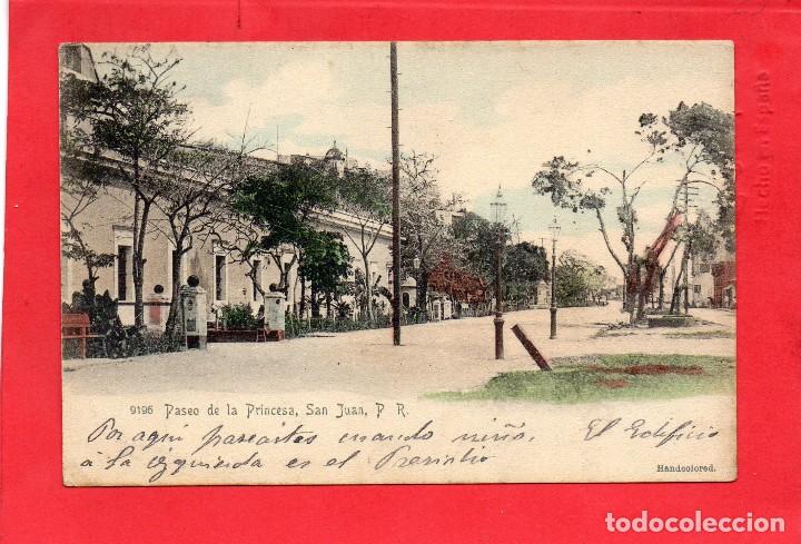 Postcards: puerto rico,sanjuan. 9196 paseo de la princesa