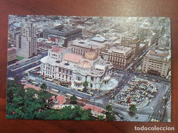 Postkarten: Postal Mexico D.F. Vista aerea del Palacio de Bellas Artes. Ediciones Fema. Sin circular