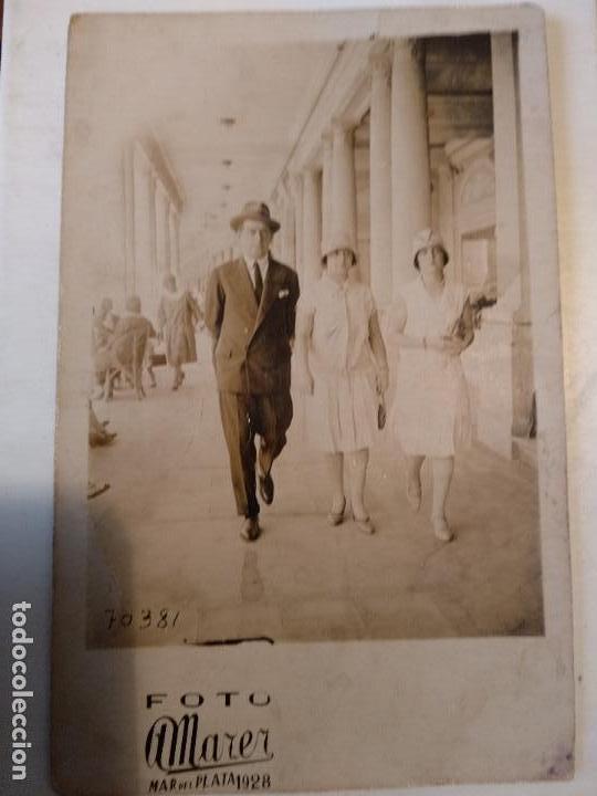 Cartoline: Postal 1928 Rep&uacute;blica Argentina Mar del Plata foto Mazer