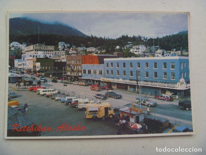 Postales: POSTAL DE KETCHIKAN ( ALASKA, , ESTADOS UNIDOS ) . CAPITAL MUNDIAL DEL SALMON . A&Ntilde;OS 70