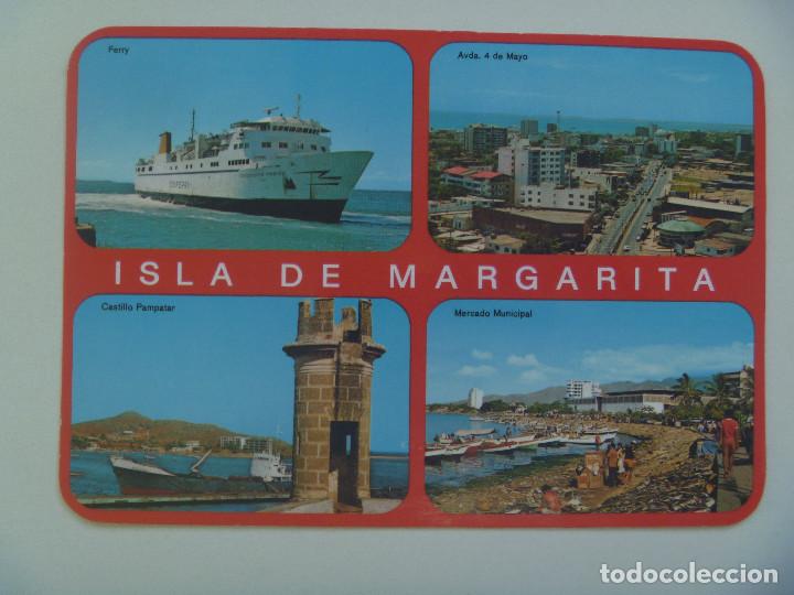 Postcards: POSTAL DE VENEZUELA : ISLA MARGARITA ... VISTAS , BARCO, ETC