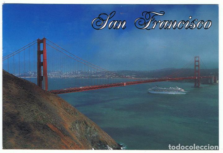 Postales: Postal USA. San Francisco. The Golden Gate Bridge. Circulada 1996