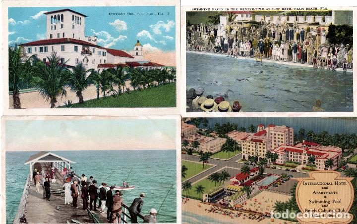 Postales: LOTE DE 38 TARJTAS POSTALES DE FLORIDA. - Foto 4