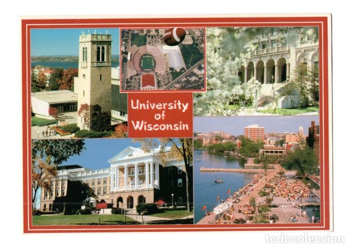 Postais: POSTAL POST CARD CARTE POSTALE UNIVERSITY OF WISCONSIN MADISON CAMPUS UNIVERSIDAD USA UNITED STATES