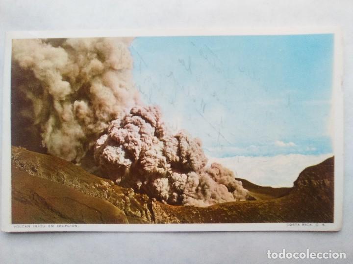 Postkarten: TARJETA POSTAL DE COSTA RICA. VOLC&Aacute;N IRAZU. A&Ntilde;O 1965.