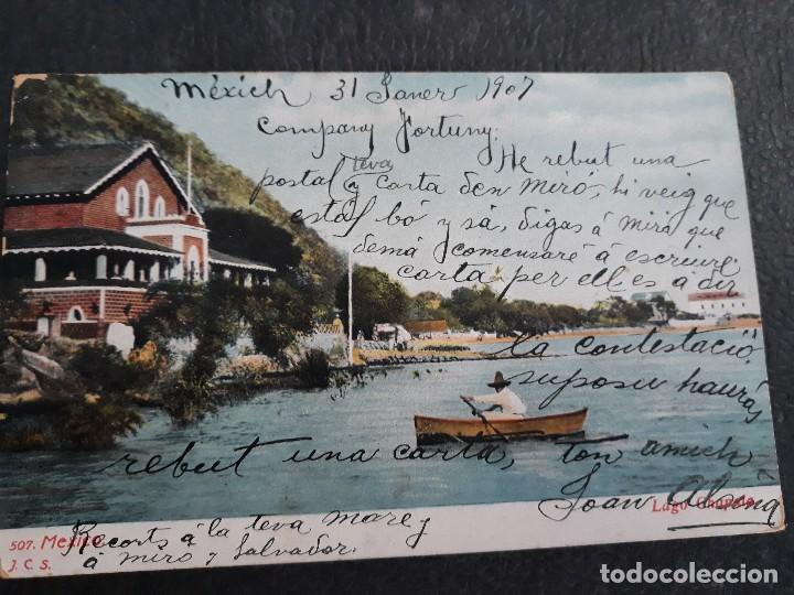 Postales: Mexico lago Chapala 1907 - Foto 1