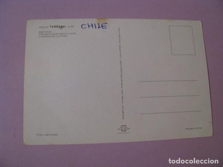 Postales: POSTAL DE CHILE. SANTIAGO. ESCRITA. - Foto 2