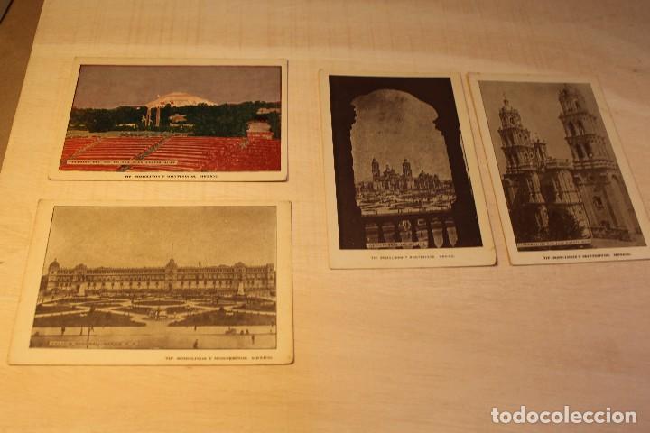 Postales: 4 Postales Antiguas de Mexico/ Monumentos - Foto 1