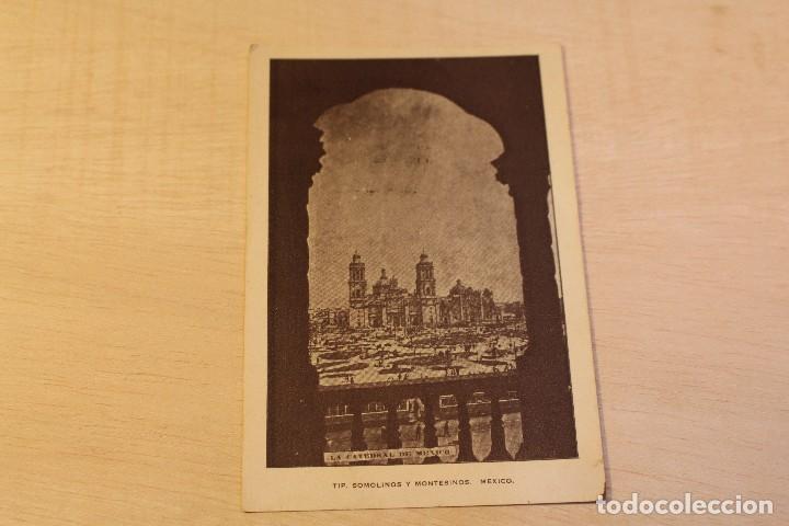 Postales: 4 Postales Antiguas de Mexico/ Monumentos - Foto 5