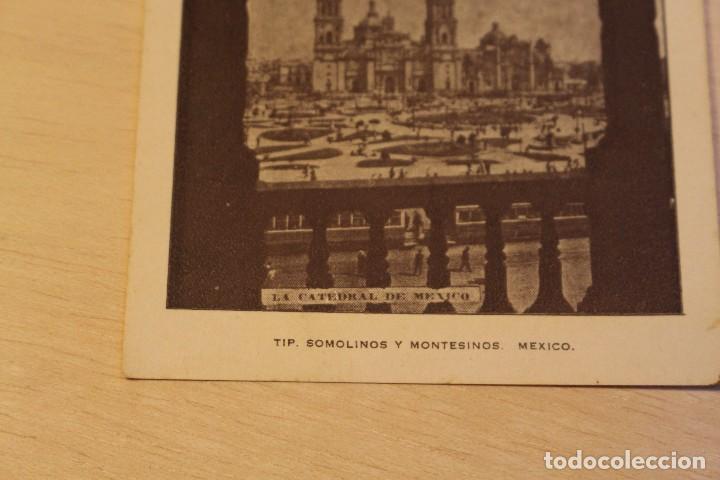 Postales: 4 Postales Antiguas de Mexico/ Monumentos - Foto 6