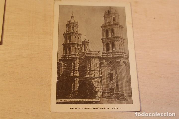 Postales: 4 Postales Antiguas de Mexico/ Monumentos - Foto 7