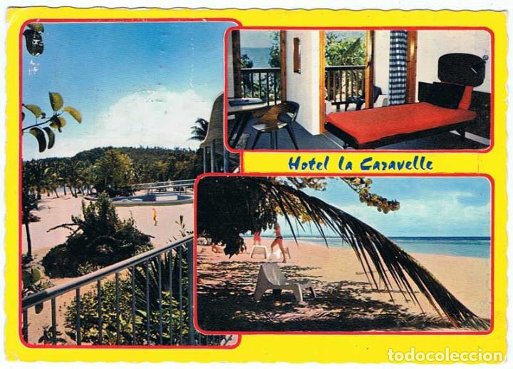 Postales: Postal Guadeloupe. Hotel La Caravelle. Escrita y circulada 1969