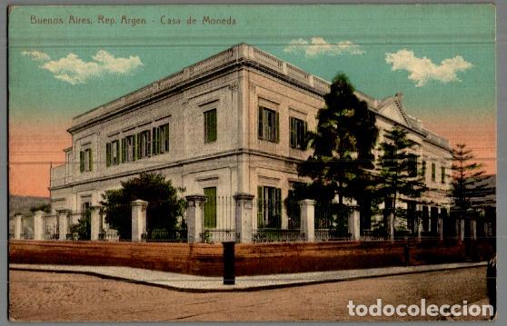 Cartes Postales: REPUBLICA ARGENTINA. BUENOS AIRES. CASA DE MONEDA.