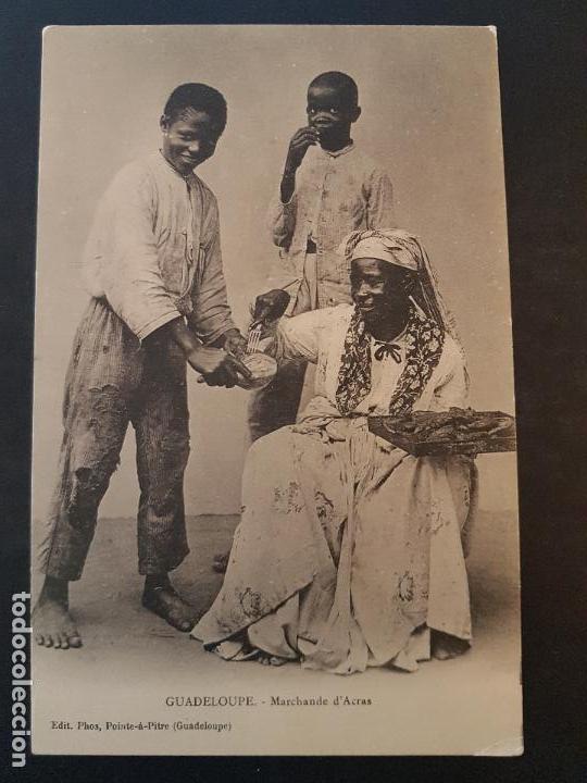 Postales: GUADELOUPE VENDEDOR DE ACRAS - Foto 1