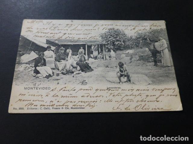 Postales: MONTEVIDEO URUGUAY LAVANDERAS - Foto 1