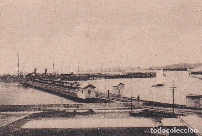 Postales: Postal original. D&eacute;cada 30. Costa Rica. Puerto. Lim&oacute;n, Muelle. n&ordm; 1722