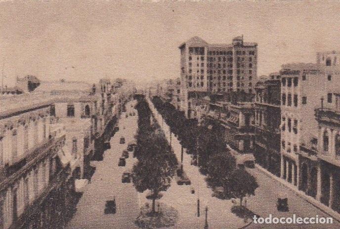 Cartoline: Postal original. D&eacute;cada 30. Cuba. La Habana. Paseo de Mart&iacute;, antes Prado. n&ordm; 1495