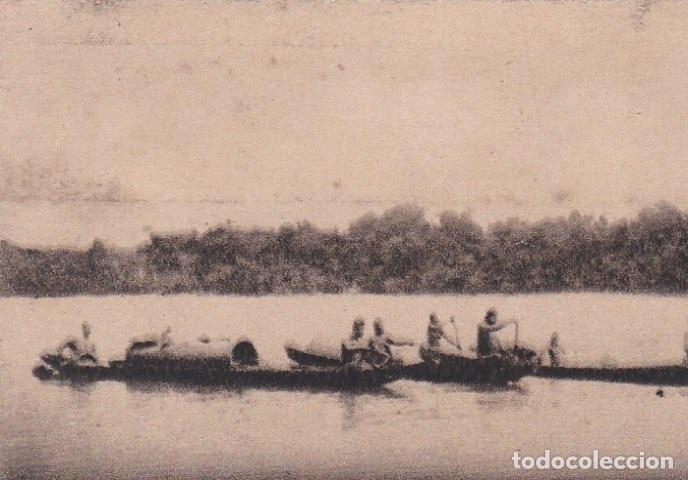 Postales: Postal original. D&eacute;cada 30. Brasil. R&iacute;o Apaporis. Canoas. n&ordm; 1938