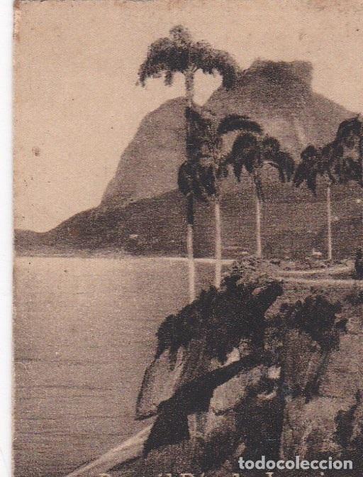 Cartoline: Postal original. D&eacute;cada 30. Brasil. R&iacute;o de Janeiro. Avenida Niemeyer. n&ordm; 1914