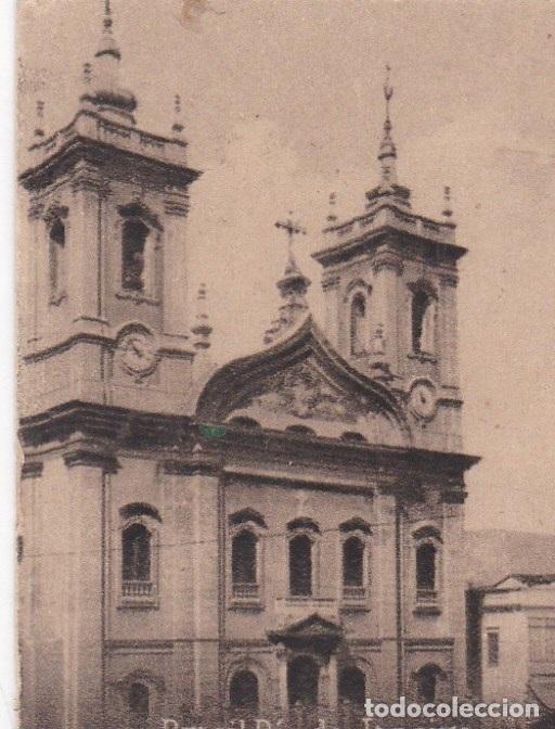 Cartoline: Postal original. D&eacute;cada 30. Brasil. R&iacute;o de Janeiro. Iglesia de San Francisco de Paula. n&ordm; 1917