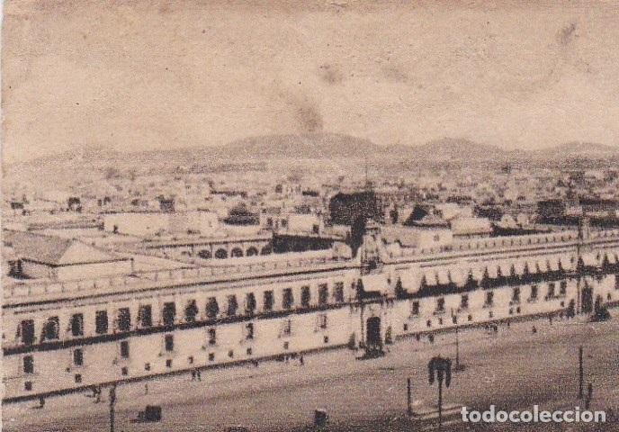 Cartoline: Postal original. D&eacute;cada 30. M&eacute;xico. Ciudad M&eacute;xico. Palacio Nacional. n&ordm; ....