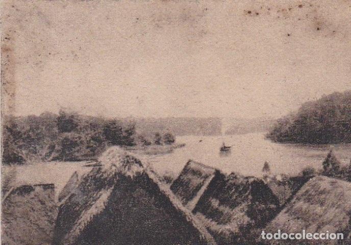 Postcards: Postal original. D&eacute;cada 30. Venezuela. Pueblo. Rio Orinoco. n&ordm; 1851