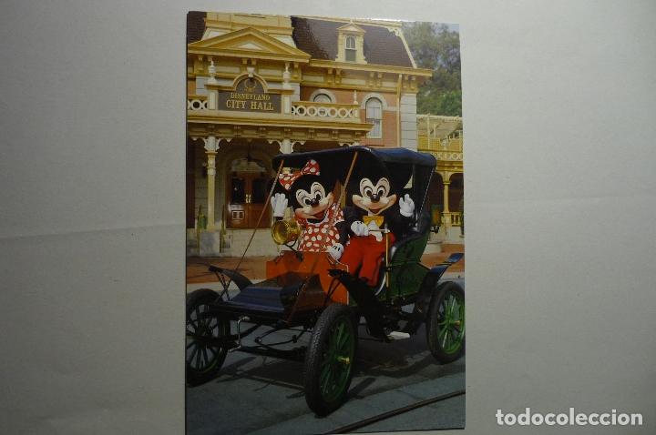 Postales: postal disneyland- mickey mouse y minnie - Foto 1