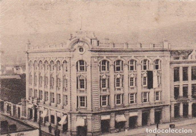 Cartoline: Postal original. D&eacute;cada 30. Colombia. Medellin. Edificio Olano. n&ordm; 1784