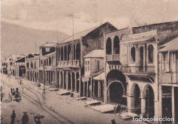 Cartes Postales: Postal original. D&eacute;cada 30. Hait&iacute;. Port Au Prince. Vista Rue. Grande. n&ordm; 1549