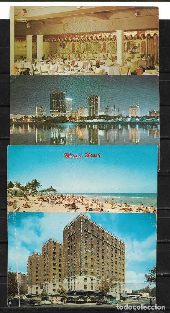 Postales: Florida y Washington lote de 4 postales sin circular - Foto 1