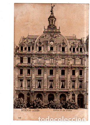 Postales: TARJETA POSTAL DE BUENOS AIRES, REPUBLICA. ARGENTINA. EDIFICIO DE LA PRENSA. - Foto 1