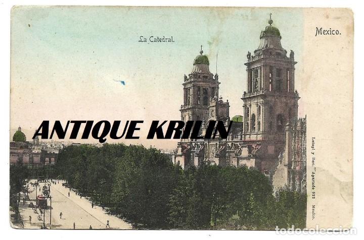 Postales: MEXICO / LA CATEDRAL / EDICION LATAPI Y BERT / SIN FRANQUEAR - Foto 1