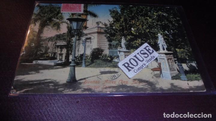 Postcards: ARGENTINA &acute;- BUENOS AIRES ,PARQUE N&ordm;25 POSTAL CIRCULADA 1916 - 14X9 CM.